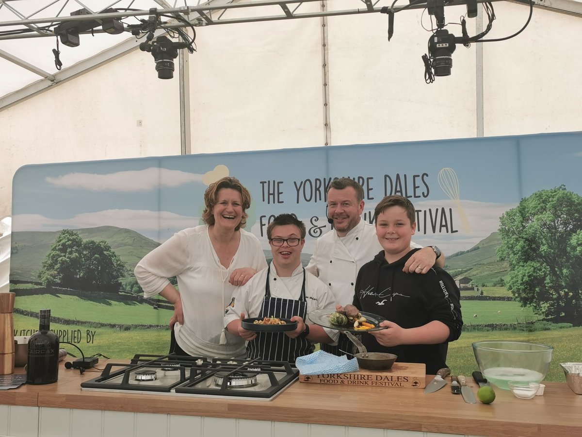Great last day <a href="/YorksDalesFest/">Yorkshire Dales Food & Drink Festival</a> with some super chefs...
<a href="/bigchefkev/">bigchefkev</a>
<a href="/oxclosefinefood/">Ox Close Fine Foods</a>
<a href="/karenwrightbake/">Karen Wright</a>
<a href="/georgeakid/">George Akid</a>
<a href="/olliewenn_14/">ollie</a>
<a href="/conistonhotel/">The Coniston Hotel Country Estate & Spa</a>
<a href="/MarniXuto/">thaifoodmadeeasy</a>
<a href="/ATChocolatier/">Andrew Thwaite</a>
@yorkshireflapjack
<a href="/yeoldsuncolton/">Ye Old Sun Inn the home of Fairfax Distillery</a>
<a href="/ADBStrawberries/">Annabel Makin-Jones</a>
<a href="/WharfeValleyOil/">Wharfe Valley Oils</a>