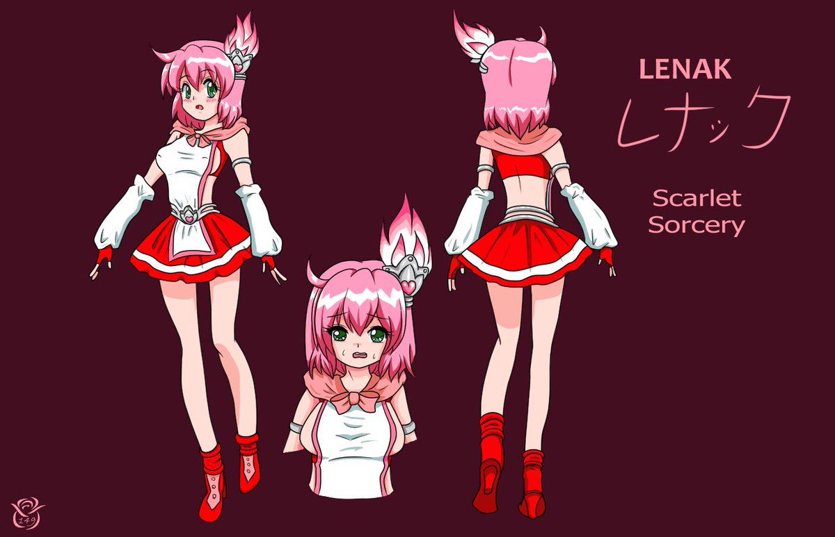 benit149's tweet photo. Clothing designs no. 2 #originalcharacters #pinkhair #Pink #magical_girl https://t.co/dCEPdElk2D