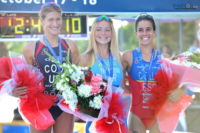 Imagine it's your first WC podium and you get beat by a doper. Welcome to Triathlon... Congrats @Summerrappz for the win, @MiriamCasillasG for 2nd place at 2015 Alanya World Cup