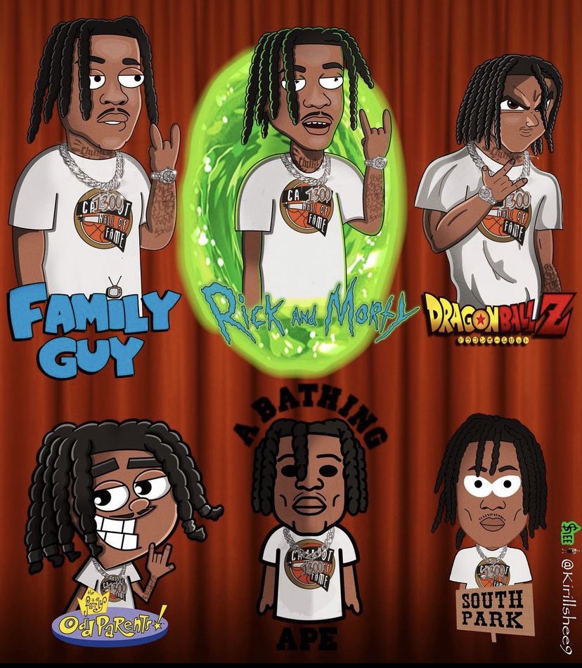 Polo G Fan Page 🐐 on X: Polo G as different TV Cartoon Characters 👀😂   / X