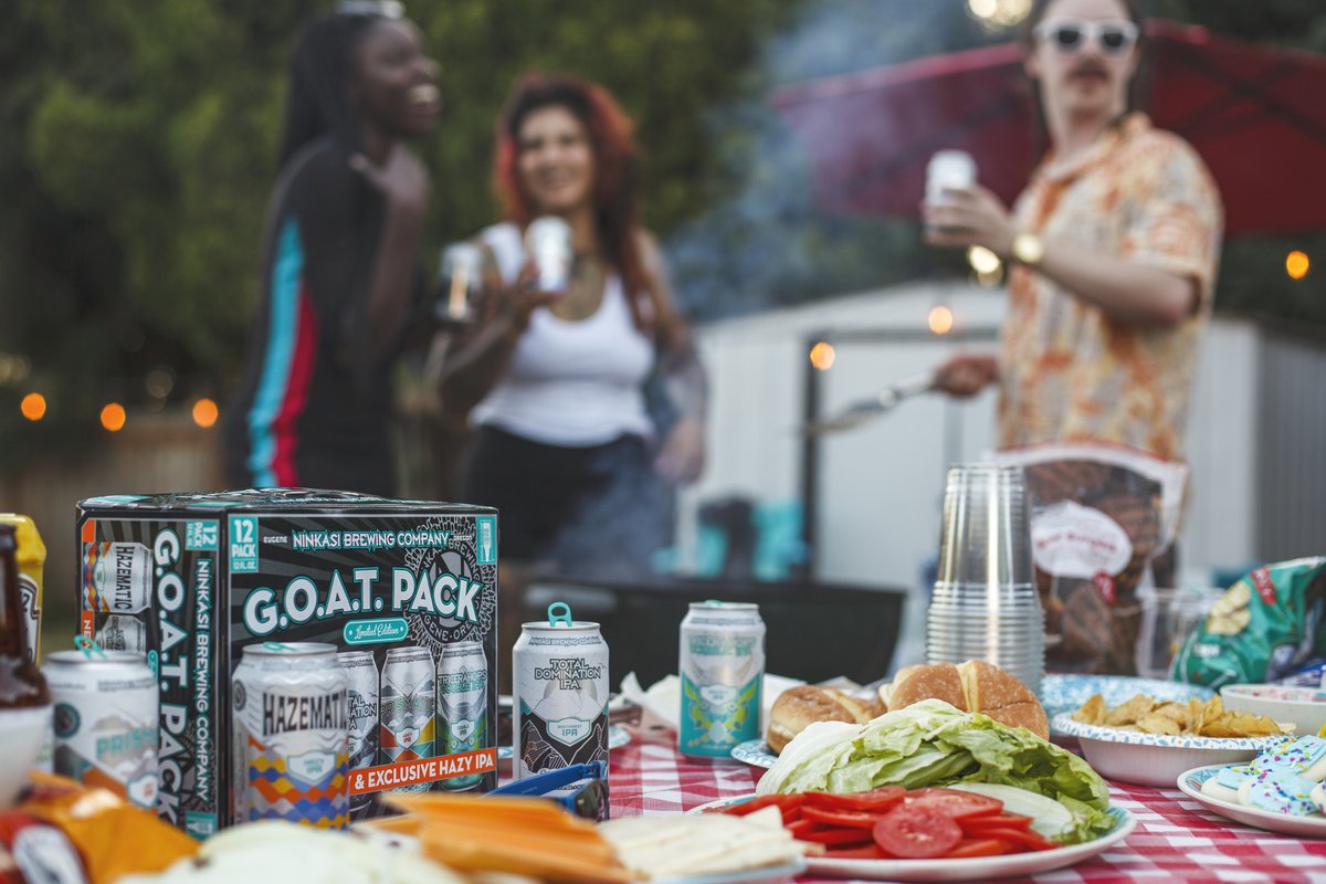 NinkasiBrewing's tweet photo. Sunday barbecue, anyone? Pick up a G.O.A.T. Pack with NEW Hazematic Hazy IPA near you: https://t.co/rvLO5PE51K
#ninkasi #ninkasibrewing #perpetuatebetterliving #goatpack #summerchill #summervibes #independentbeer #pnw #bbq https://t.co/S2TF32W90R