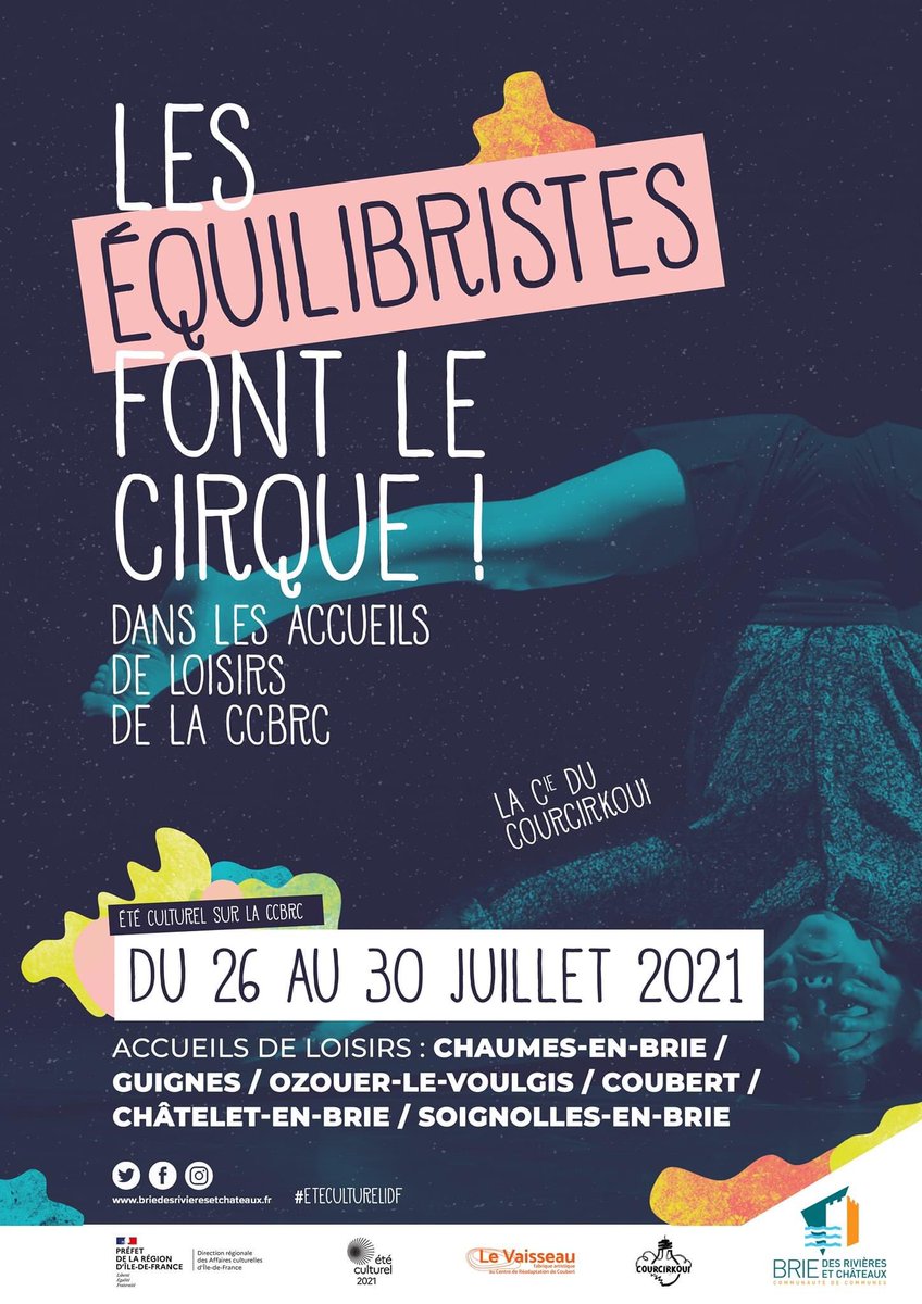 ccbrc77's tweet photo. Cette semaine, les équilibristes de la compagnie Courcikoui font le cirque dans les accueils de loisirs de la @ccbrc77 ! #eteculturel2021 https://t.co/QEl9teE6RL