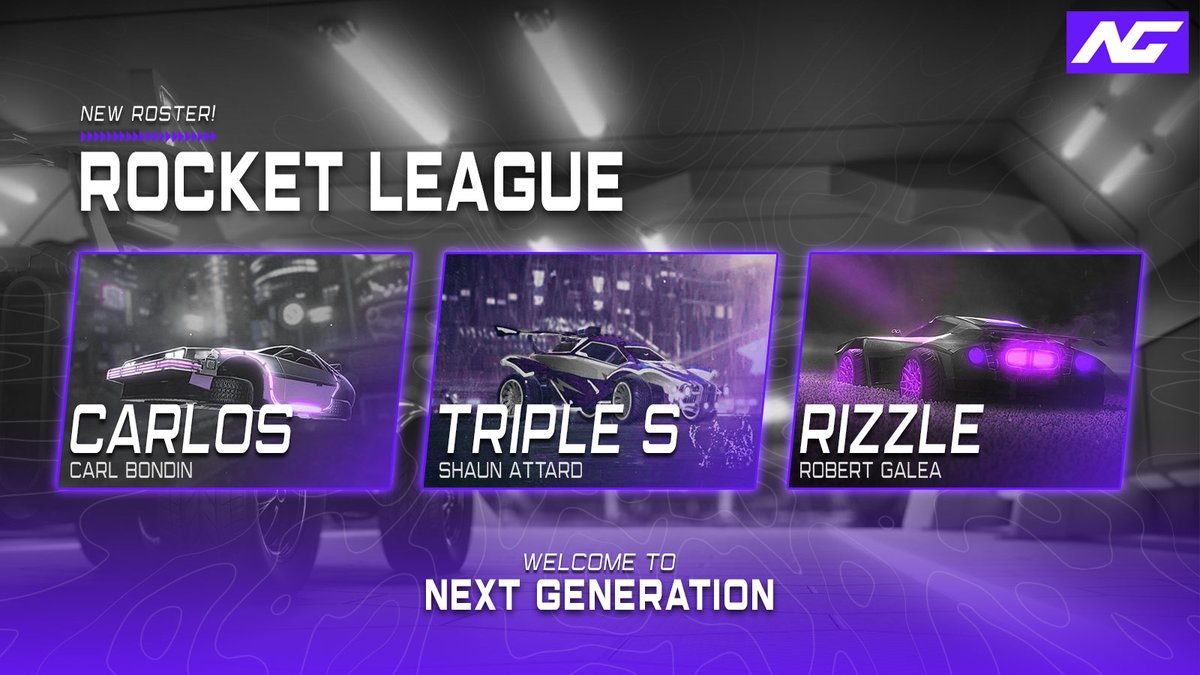 nxtgenerationeu's tweet photo. Next Generation Rocket League Roster:
@ACMCARL
@Triple_S23
@RobertG53675264
Welcome, all! #NGTakeover🌌 https://t.co/aGilsxJJMU
