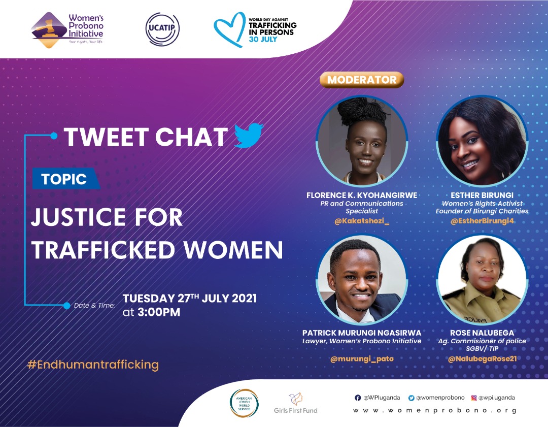 Perpetrators of human trafficking use lockdown restrictions to further their agenda. Women &amp; girls are reported as the highest number of victims.

As a collective let's join voices against this human rights violation.

Join the tweet chat on Tuesday at 3.
#EndHumanTrafficking