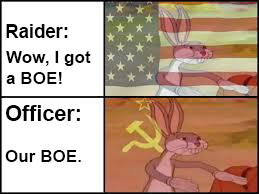 End of the tier, it's BOE selling season.