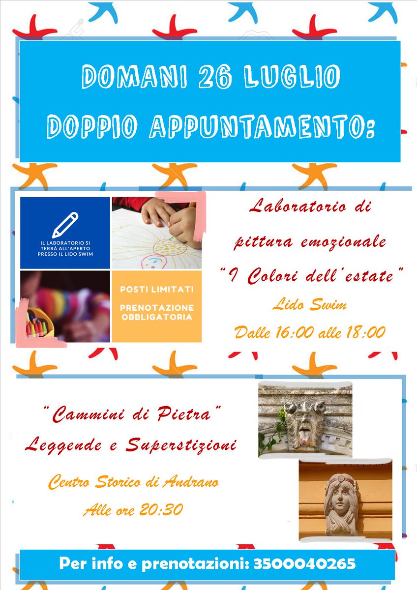 Info_iatAndrano's tweet photo. ➡️EVENTI IN PROGRAMMA⬅️

#WeAreinPuglia #Puglia365 #viaggiareinPuglia #VisitAndrano #touristInformation #HelloAskMe #InfopointAndrano #ComunediAndrano #Andrano #pugliapromozione https://t.co/gfXpxA46SG