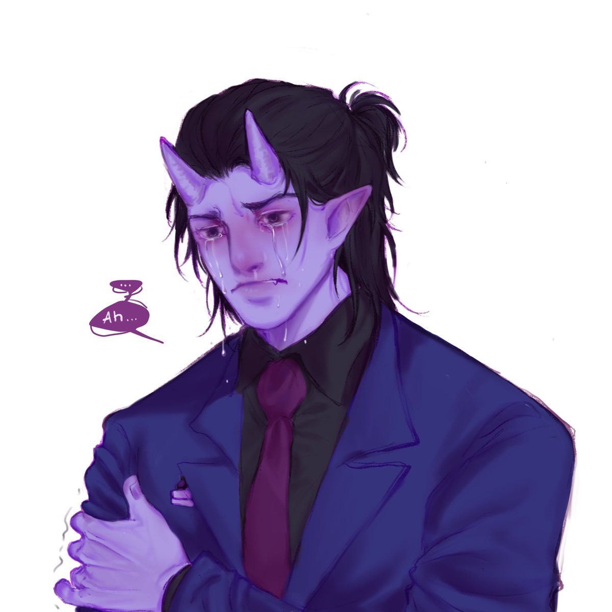 vVictor_mpc's tweet image. ทั้งโมโห ทั้งเสียใจ
สุดท้ายก็คลายมือออก

วิคเตอร์สูดลมหายใจเข้าปอด ทว่าเสียงกลับฟังดูติดขัดเหมือน
จะร้องไห้

“…”
“……อ”

“อา……แม่งเอ๊ย…”