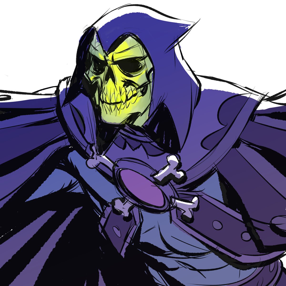 Love drawing Skeletor. 