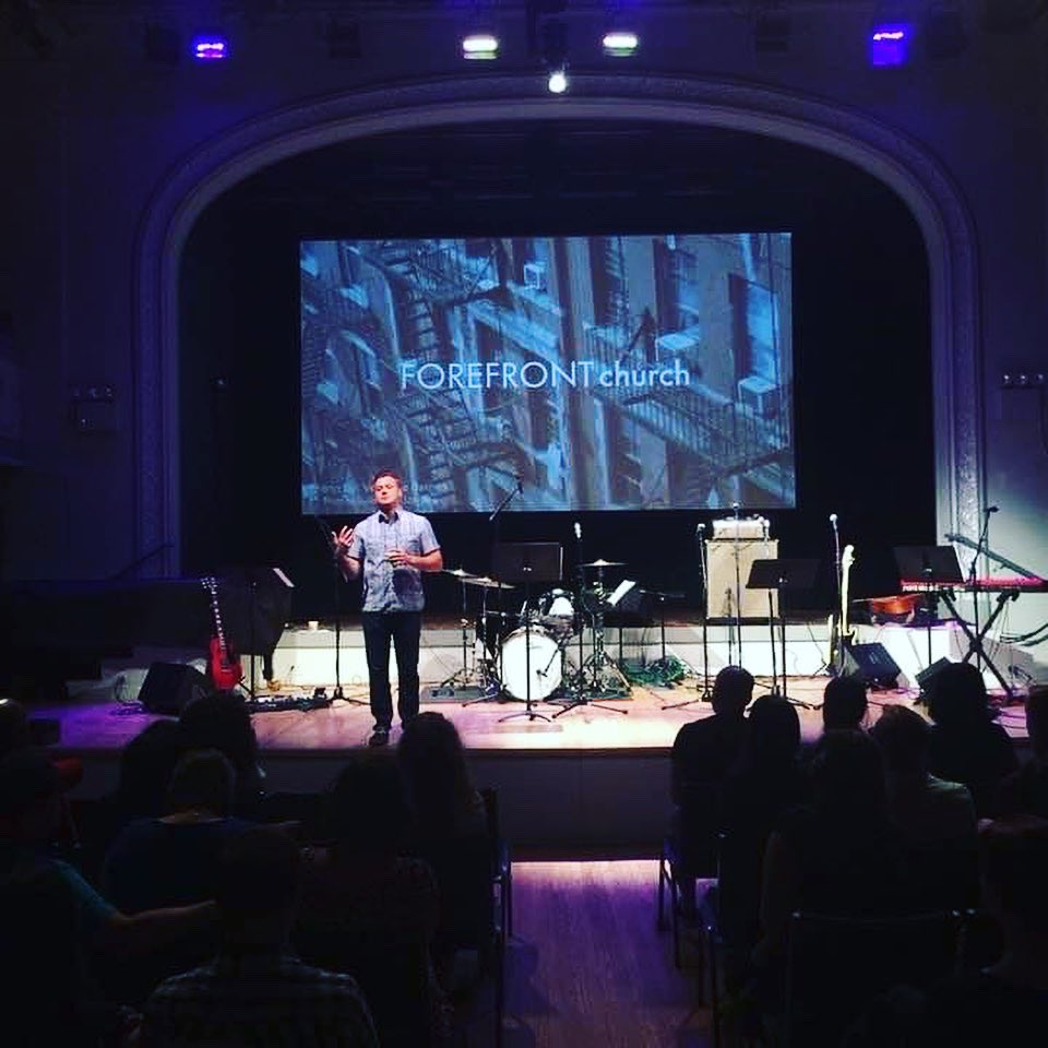 I announced today that I’m stepping down as pastor of <a href="/ForefrontBK/">Forefront Church NYC</a>. My life is profoundly and beautifully shaped by the community. Time to move on to new things! Not sure what’s next but grateful for all that’s been.