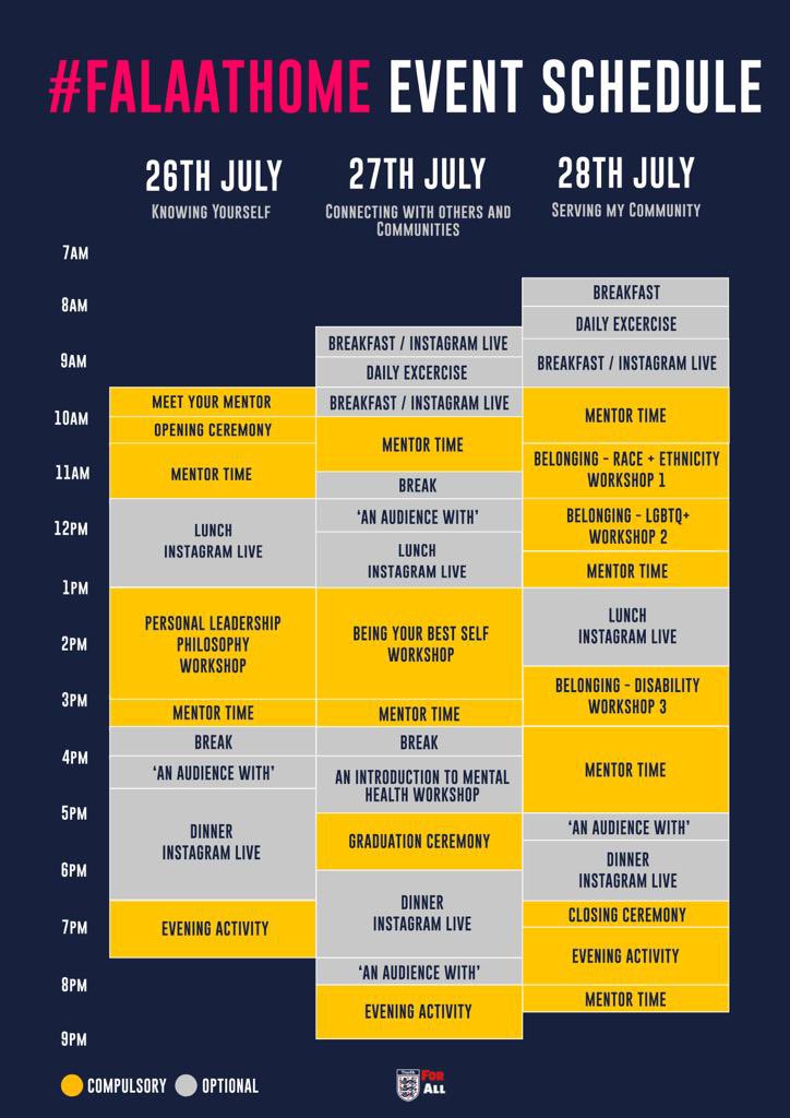 TheFA_NYC's tweet photo. #FALA21 begins tomorrow! 😱♥️
Have a look at what is in store for this years participants with loads of exciting activities happening ALL DAY 🙌 https://t.co/wK7sE5Yvtt