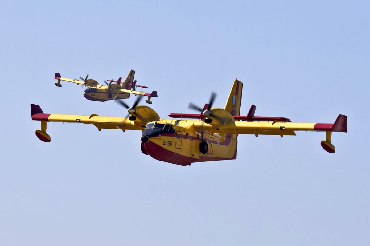 #Greece🇬🇷 responds to #Italy🇮🇹’s urgent call for assistance through the 🇪🇺 European #CivilProtection Mechanism #rescEU to fight wildfires in #Sardinia - 2 Canadairs CL-415 ready to help!

@DPCgov 
@eu_echo @EEAthina @pyrosvestiki

#EUCivPro #GRCivPro #EUActsTogether #forestfire