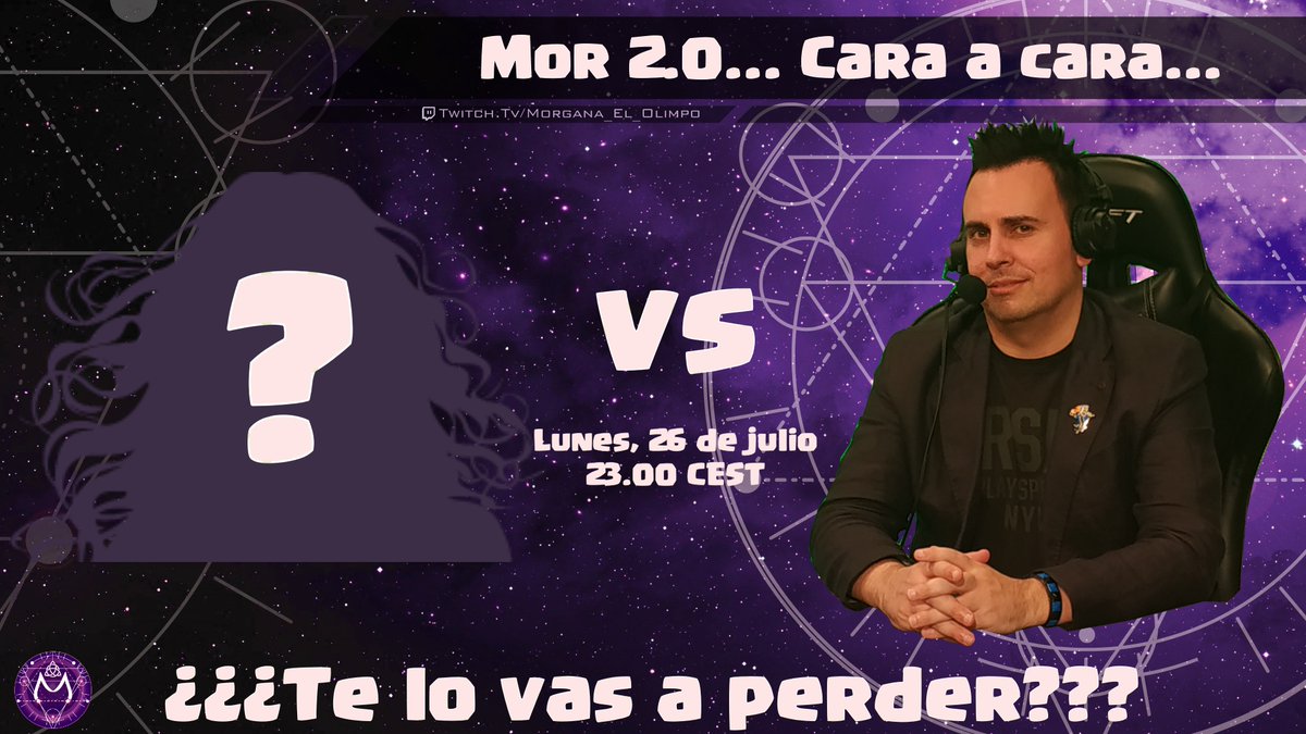 📢Mor 2.0 😍Estreno! Y de la mano de alguien a quién adoro <a href="/Sockers_/">Sockers SU</a> 💜 Será un charlando a la inversa en la que él preguntará de todo (o casi todo 😁)  
La mujer detrás de las morganitas 🤭 (Con una de mis tazas de café y mi 💄 favorito 💋)
Os espero!
Twitch.tv/morgana_el_oli…
