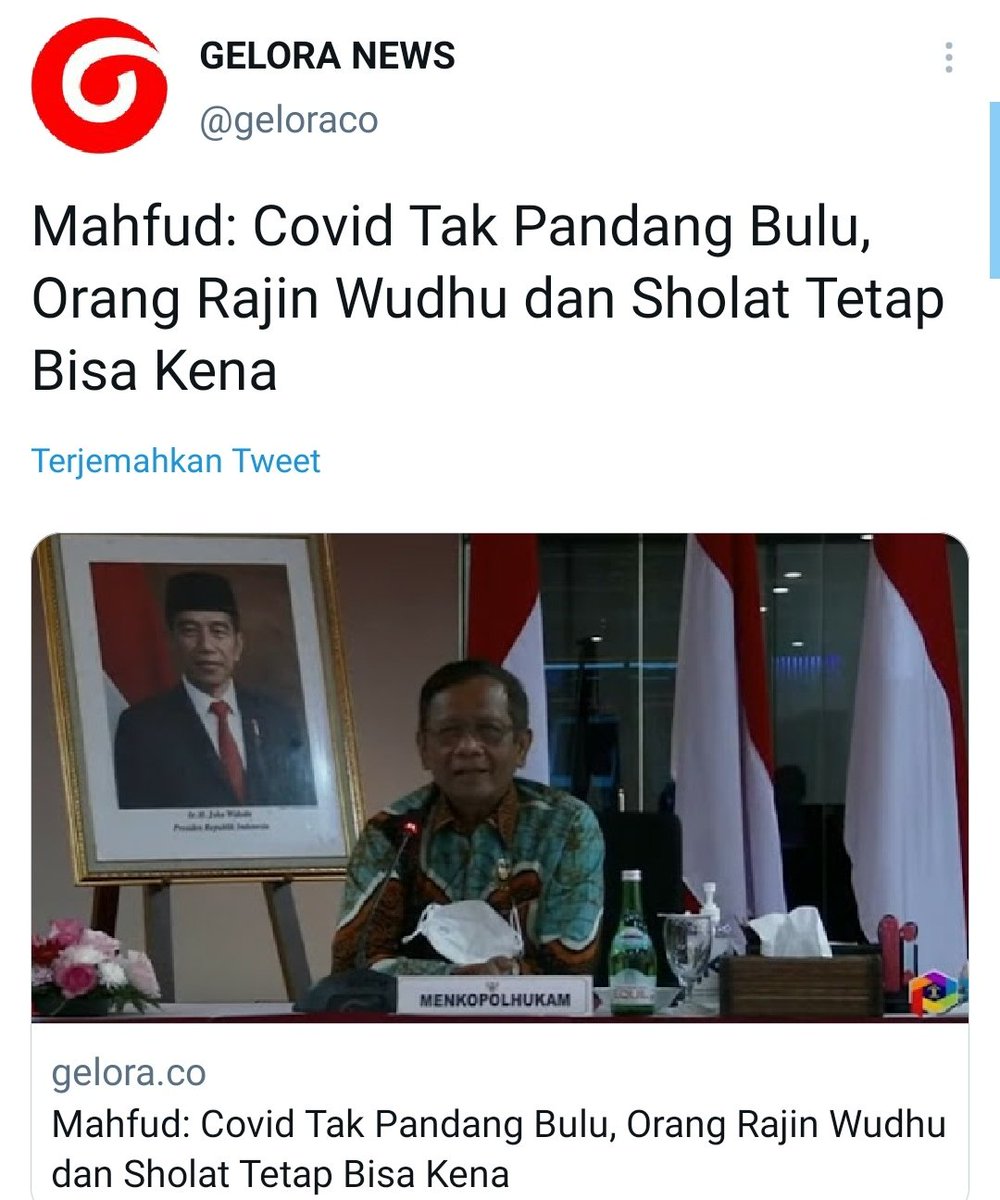 TSoeketi's tweet photo. Salah satu tanda akhir jaman. 
Kemunculan Yaqut &amp; Mahfud https://t.co/DIkli54UUW