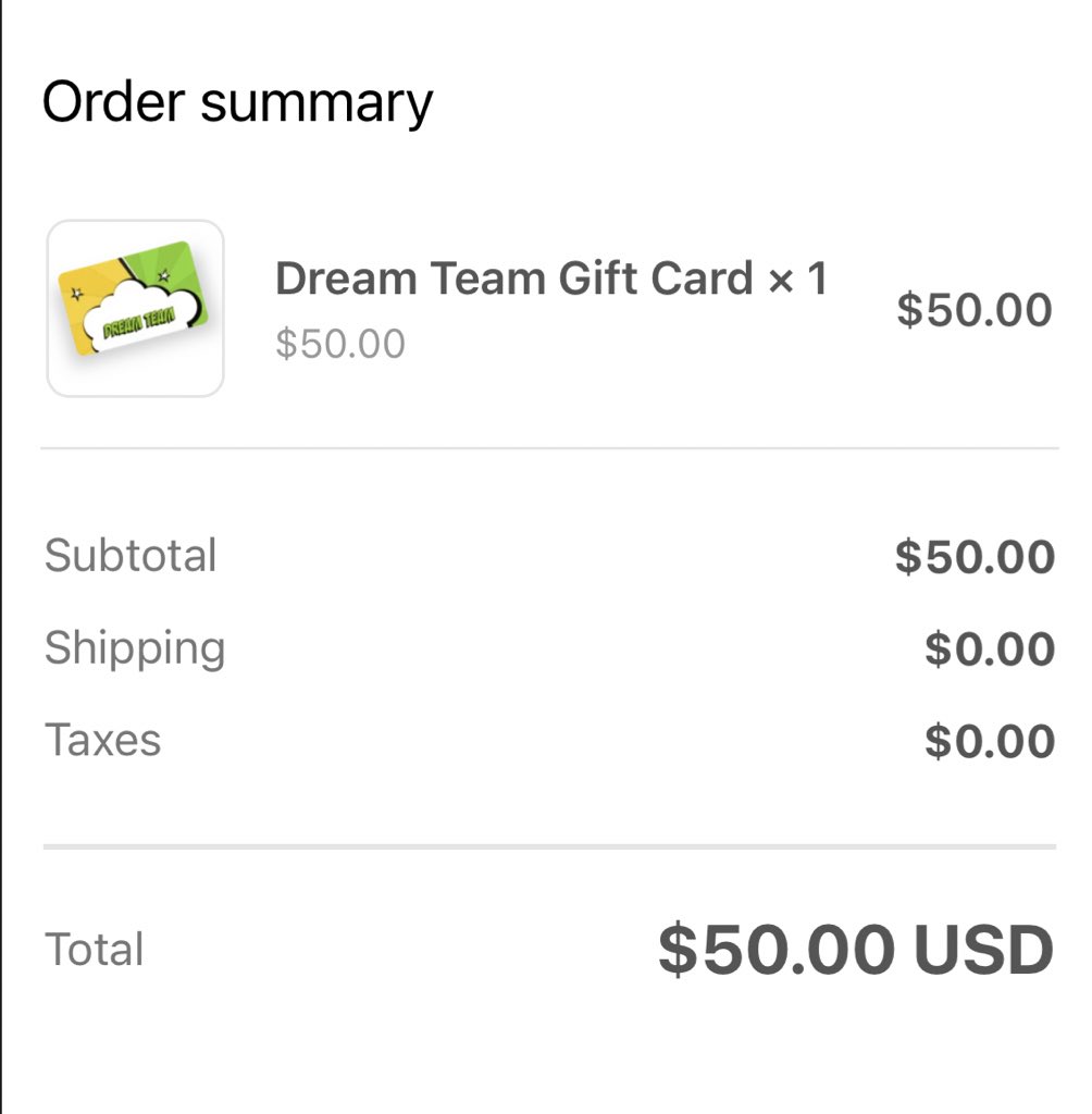 ENHA4NGEL's tweet photo. $50 dream team gift card giveaway!! i have already bought the gift card (second pic). to enter:
-follow me and rt this tweet! 
-ends in one week, august 1st! 
-i will dm the winner the gift card code!
good luck ( ^ω^ ) https://t.co/vezlpVaSqd