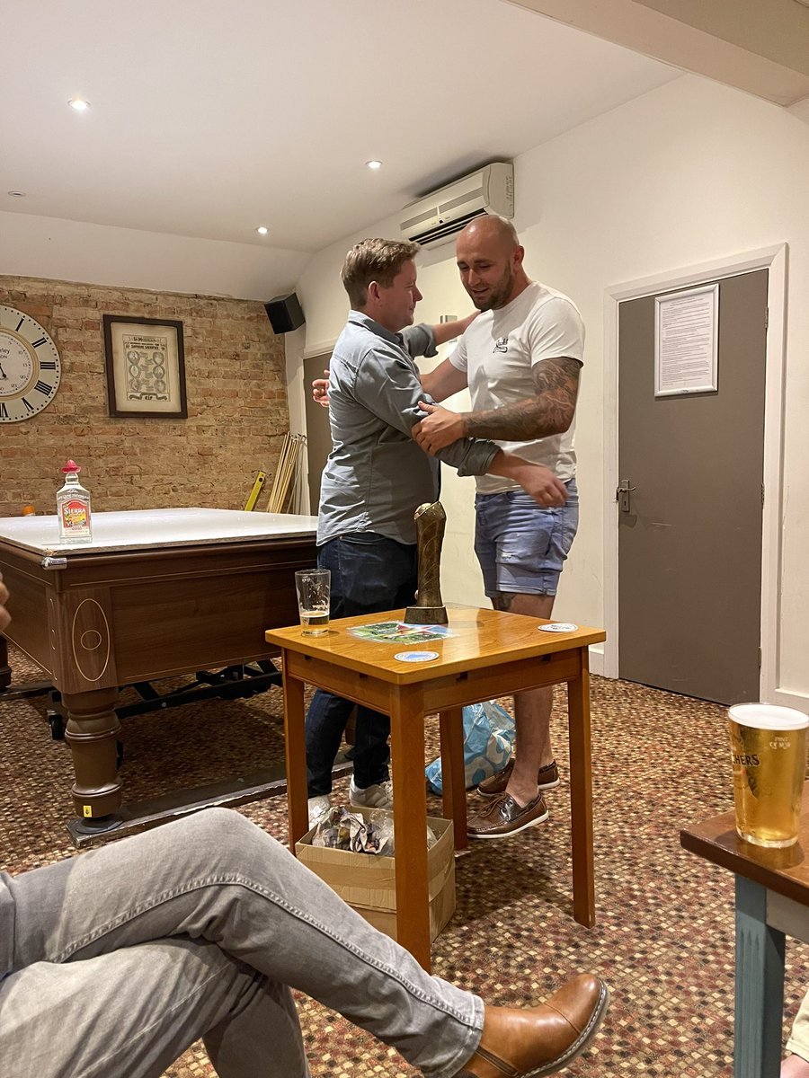 FrimleyGotf's tweet photo. The other big one of the night 

Managers player of the year 

Well done, Lee Parker 🏆 https://t.co/UFHEGdwpr6