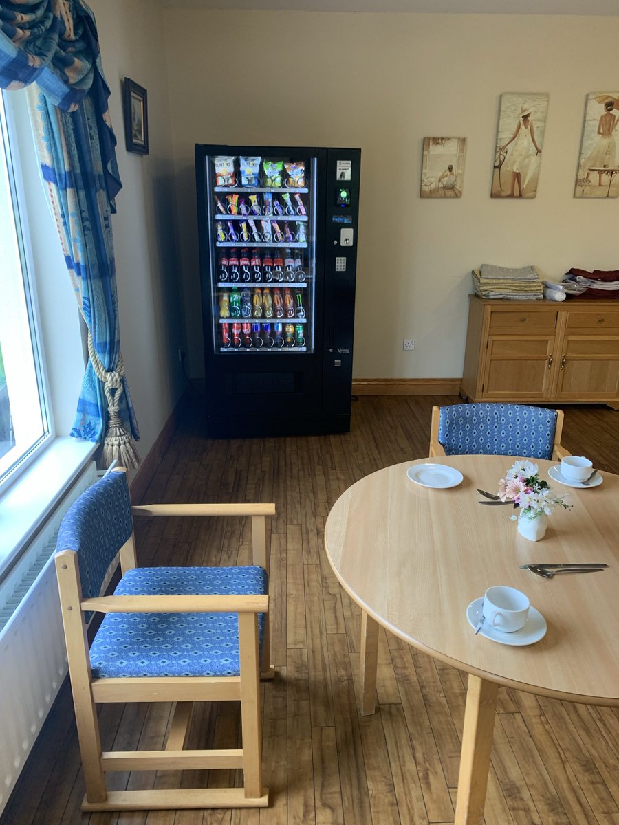 IeVending's tweet photo. This week we installed a combo machine for a nursing home in county Mayo. Staff, residents and visitors were delighted. With SandenVendo GmbH and @NayaxGlobal we are delivering Global Excellence in Ireland. #SandenVendo #vendingworld #vending https://t.co/F2aG1tRwec