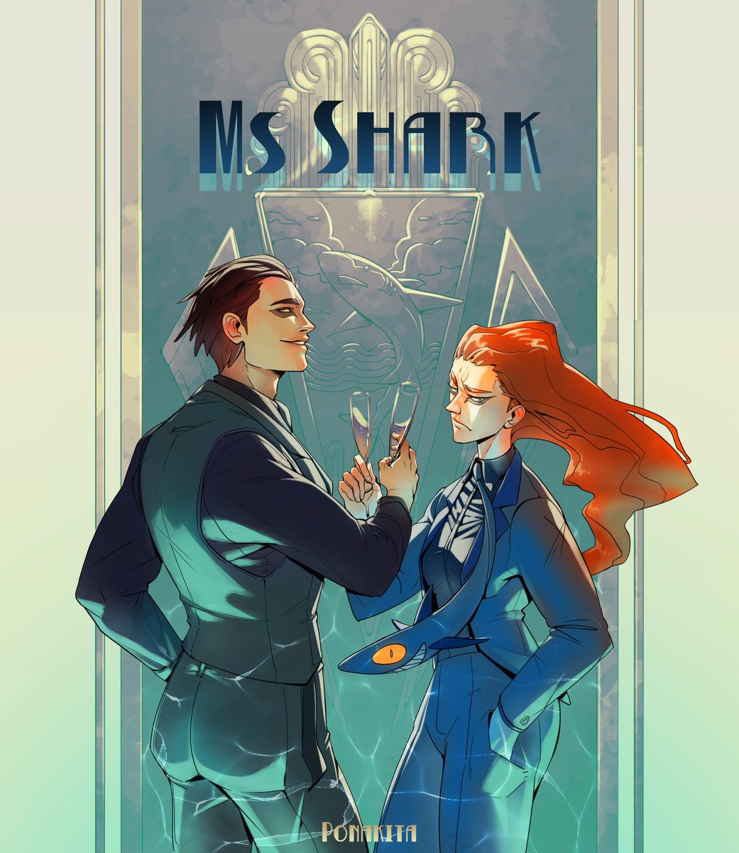 PonakitArt's tweet photo. Hi guys, here is a personal project that i have in my heart. I'll try to make it a real story that will make you think, cry and laugh.
#MsShark #originalcharacter #illustration #shark #whaleshark #greatwhiteshark #story #artdeco https://t.co/nzzwR2AVFA