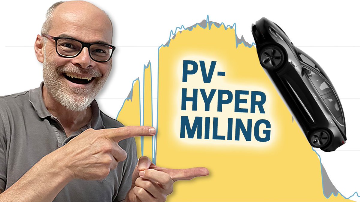 Wie weit kommt man mit 1 Tag Sonnenstrom? Ich hab mein <a href="/Tesla/">Tesla</a> #Model3 einen Tag mit meiner  #photovoltaic-Anlage befüllt und das am nächsten Tag verfahren. Hier geht's zu meinem neuesten Video auf <a href="/YouTube/">YouTube</a> youtu.be/mINyxlKBRFg

 #solarpower #Elektroauto #Klimawandel #Energie