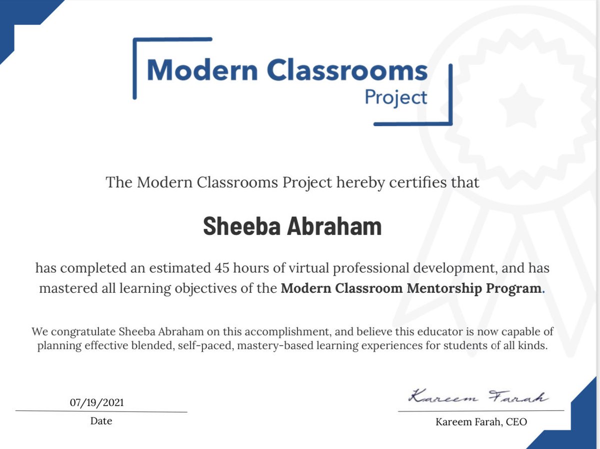 Abraham5Sheeba's tweet photo. Excited to complete this project #ModernClassroomProject. https://t.co/U137QrF7BK