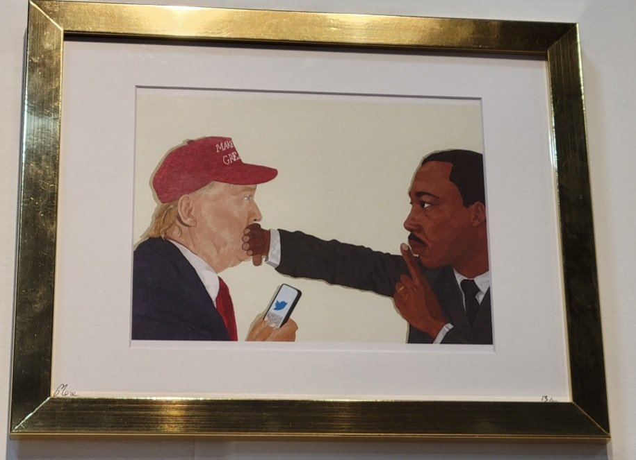 BetsyKim's tweet photo. Top 100 Reasons to ❤NY #11 - The art fairs! #OtherArtFairBrooklyn @brooklynexpocen #DeMarcusMcGaughey; read about #WatsonMere in @wapo: https://t.co/DhtzlzgR7m https://t.co/t21DADexXy