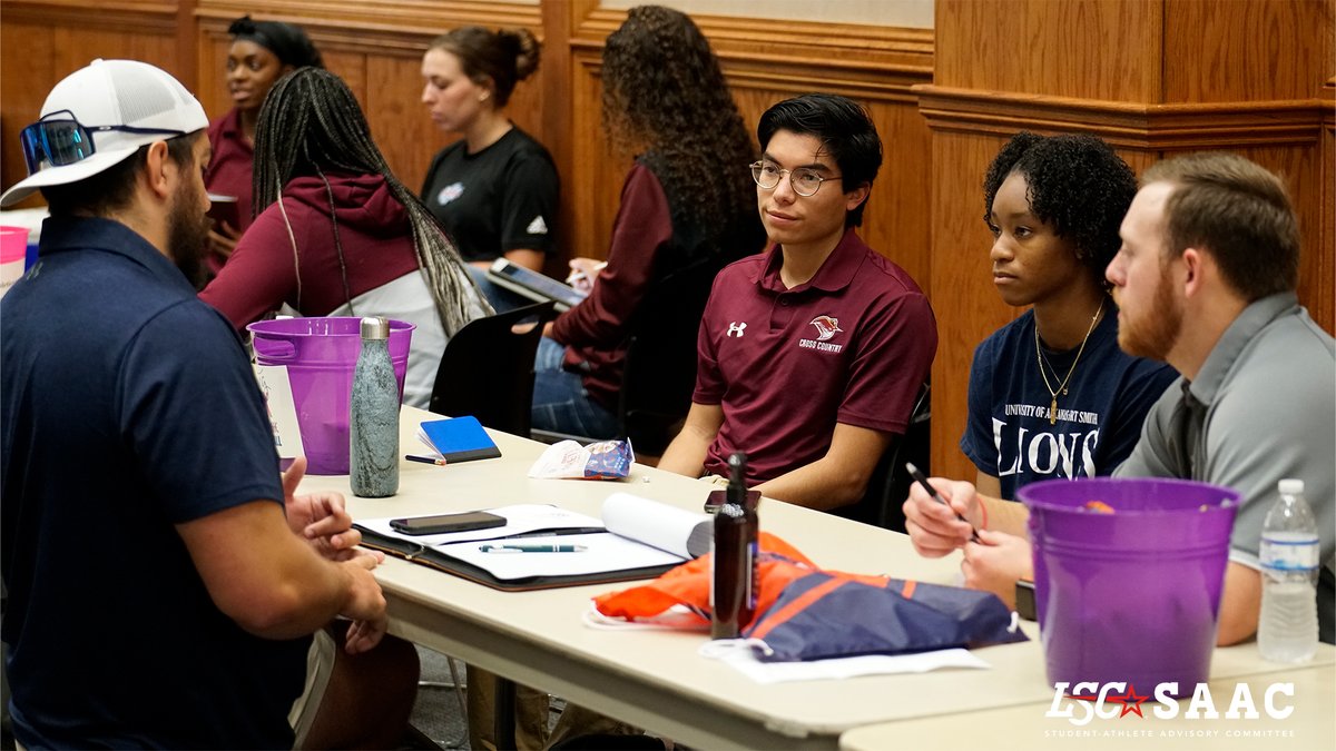 Great to be back together at the 2021 #LSCSAAC Retreat in San Angelo this weekend❗️

Special thanks to <a href="/angeloathletics/">Angelo State Athletics</a> for hosting 2⃣7⃣ campus SAAC reps and 1⃣3⃣ LSC administrators!