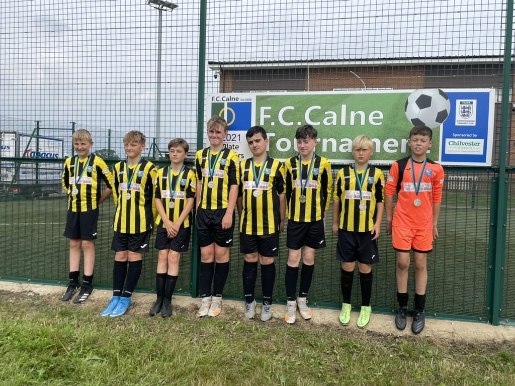 DiltonWasps's tweet photo. Thank you @FCCalne for hosting today’s tournament. Very well organised and our first summer tournament medal for @DiltonWasps as plate runners up.  Good final with @DevizesYouthFC ⚽️⚽️ https://t.co/FBC1LL7W65