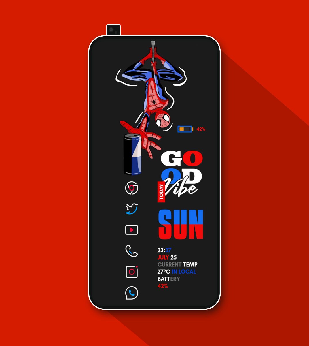SandeepAugusti3's tweet photo. Sunday funday..
Today's setup
Widget sunny kwgt @ppickCH
Icon redline @justnewdesigns
Template @andro_idfans
#homescreen #simplesettings @Myscreenie_com https://t.co/FYldnVkr6M