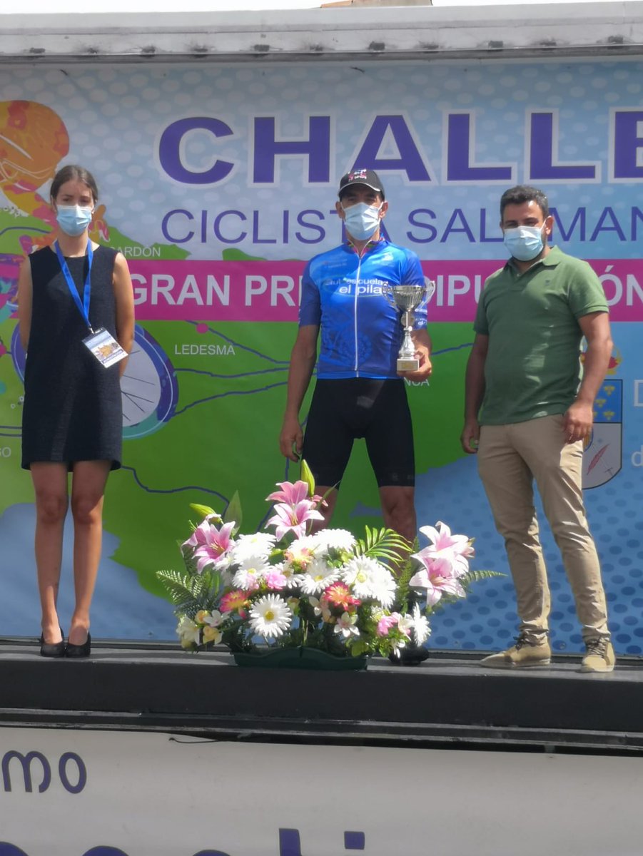 Espectacular fin de semana en la Vuelta a Salamanca. Impresionante trabajo de todo el equipo, entrando en los cortes y manteniéndonos siempre en cabeza. Pablo Noblejas entró en el corte bueno en la primera etapa. En la complicada llegada se impuso en M50 Paco Prieto