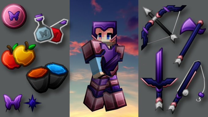 🦋 Shinobu 256x 🦋
⛩️ Collab with @xSoulsito 

¿Fav ❤️ &amp; RT 🔃? = Release!