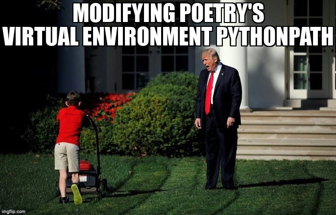 overflow_meme's tweet image. Modifying Poetry&apos;s virtual environment PYTHONPATH stackoverflow.com/questions/6851… #pythonpoetry #python