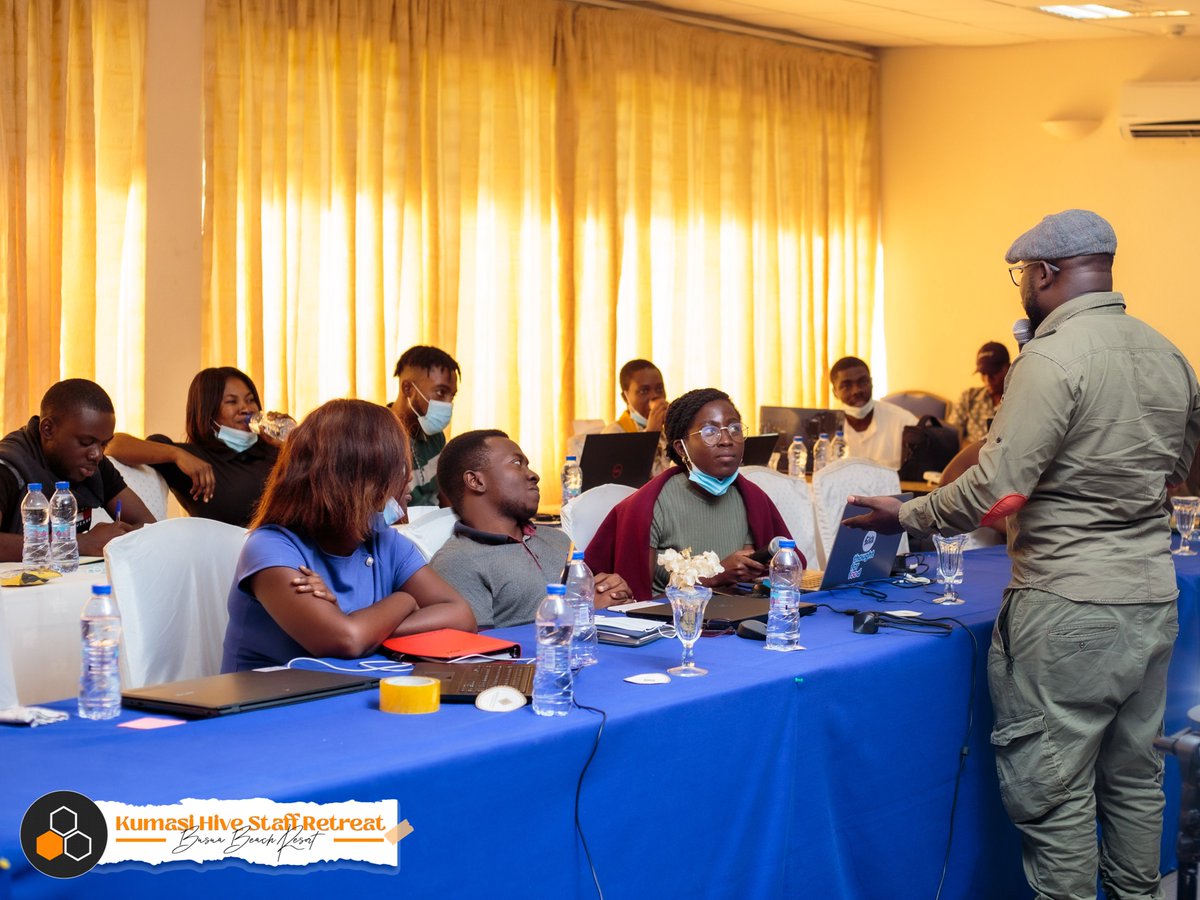 KumasiHive's tweet photo. #Retreats are avenues for individuals and organizations to step back from the action, analyze strategies, plan for the future, and in some instances, have fun.

This Year, we have met to rethink our structures and modus operandi to fit our needs and grow the organization.

#Staff https://t.co/qRRXC16UO7