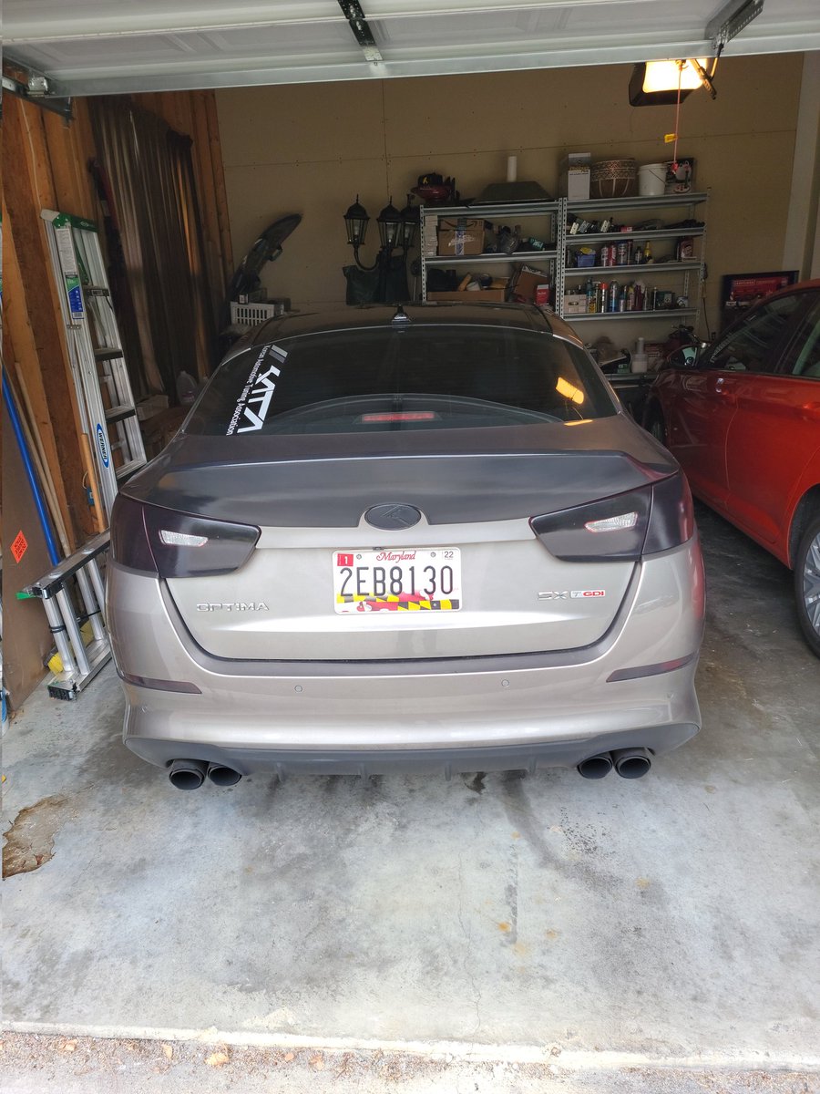 AmadoAmata's tweet photo. Finally got that spoiler on 🥴 🥴 #kia #optima #cars #carsofinstagram #kdmnation #kdmalliance #kdmregistry #kdmregistry5412 #v4 #turbo #turbocharged #lap3 #lap3usa #tunedcars #tuned #k5 #k5optima #pross #watermethanolinjection #methinjection https://t.co/t7jSJKJGyd