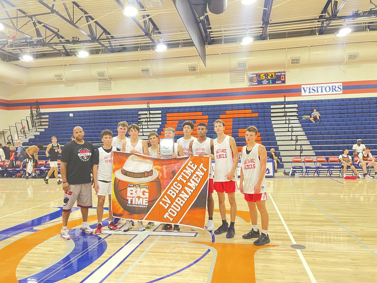 Salt Lake Rebels Nike (@saltlakerebels) on Twitter photo Congrats to SL Rebels 17u Black on winning the platinum division of the big Time tournament Las Vegas 🏀👍🏾 good team win <a href="/CoachSimms3/">Myron Simms II</a> <a href="/gerryfreitas/">gerry freitas</a> <a href="/espn700bill/">Bill Riley</a> @NeemaNamdar11 Congrats to SL Rebels 17u Black on winning the platinum division of the big Time tournament Las Vegas 🏀👍🏾 good team win <a href="/CoachSimms3/">Myron Simms II</a> <a href="/gerryfreitas/">gerry freitas</a> <a href="/espn700bill/">Bill Riley</a> @NeemaNamdar11
