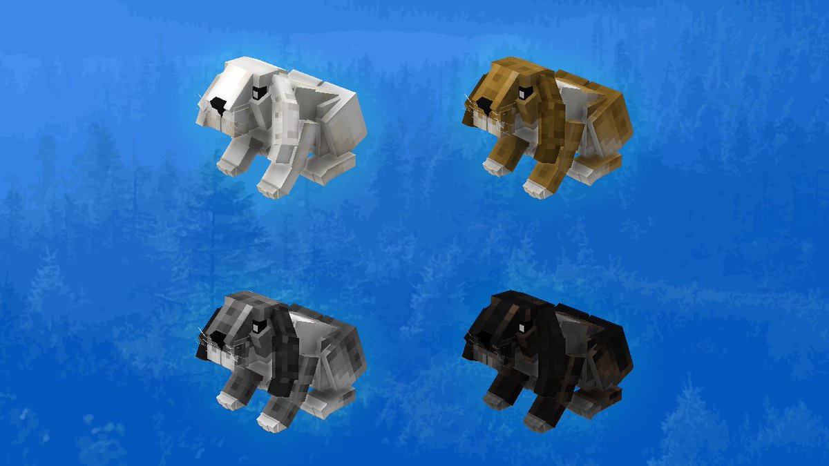 MexbotArts's tweet photo. Taiga Pack Mobs (available on my bio) #Minecraft #Lowpoly #Blockbench #3dmodel #pixelart #modelengine #deer #forest #deer #taiga #wolf https://t.co/vgQXJ89Rev