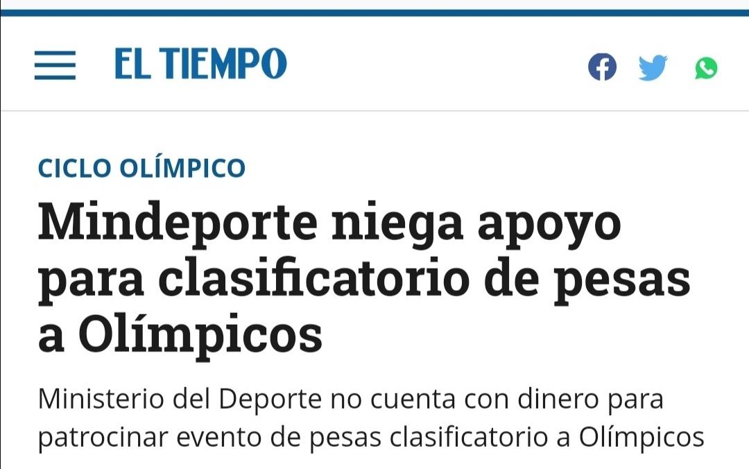Jlmedina168's tweet photo. Mindeporte siempre niega el apoyo para la Federación de pesas.
Ahora véalos tan cinicos que se ven celebrando el triunfo de Luis Javier Mosquera.
"Nos tocó hacer gestiones por todo el país, Reino la arrogancia y nunca hubo diálogo con nosotros, mindeporte nunca nos ha apoyado" https://t.co/TVnamYXZ7c