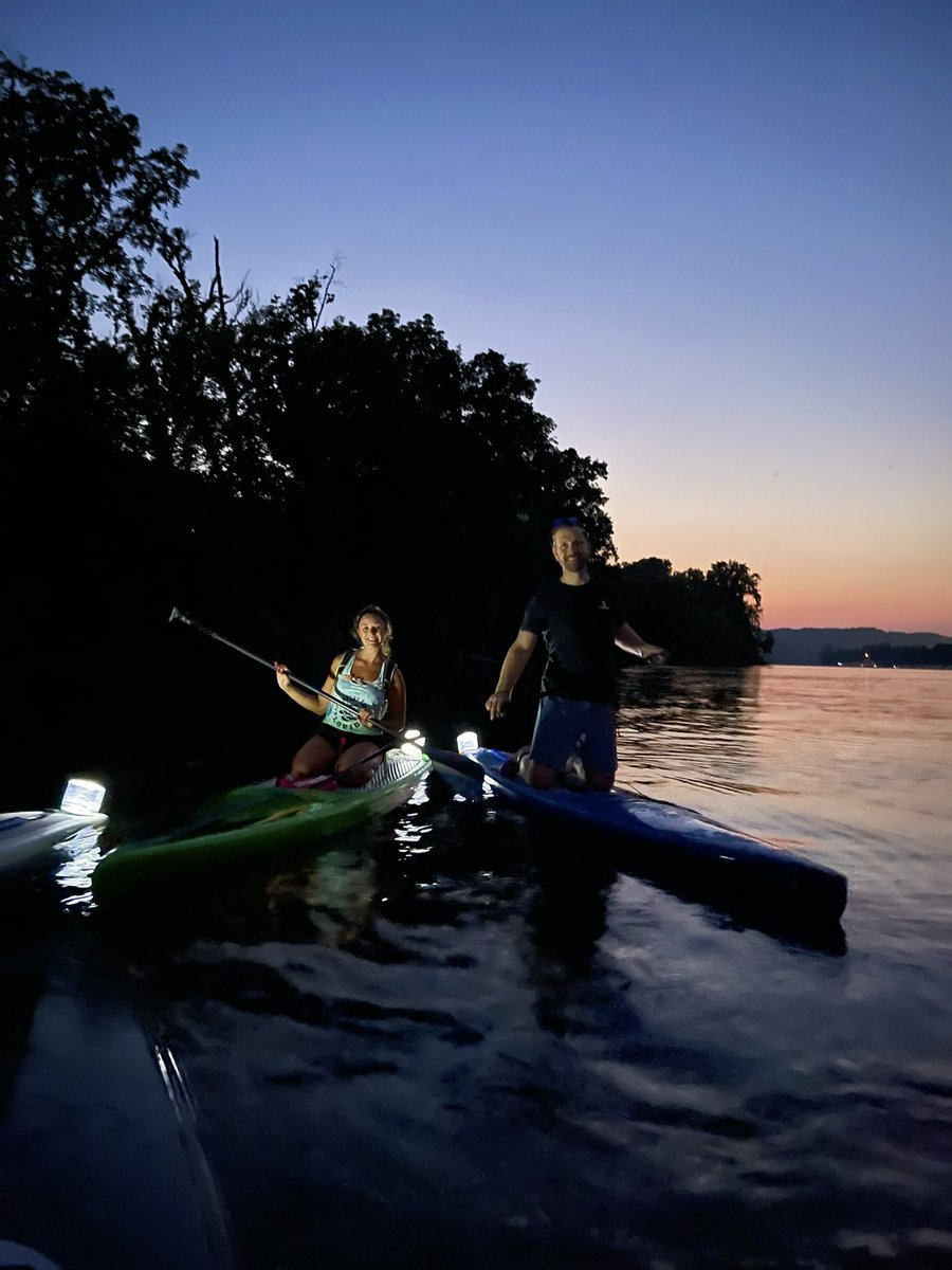 About last night… another great night on the water 🌕 Our next full moon paddles will be August 21 &amp; 22 if you missed this month! Reserve your board or kayak now before they fill up. paddleupnashville.com
