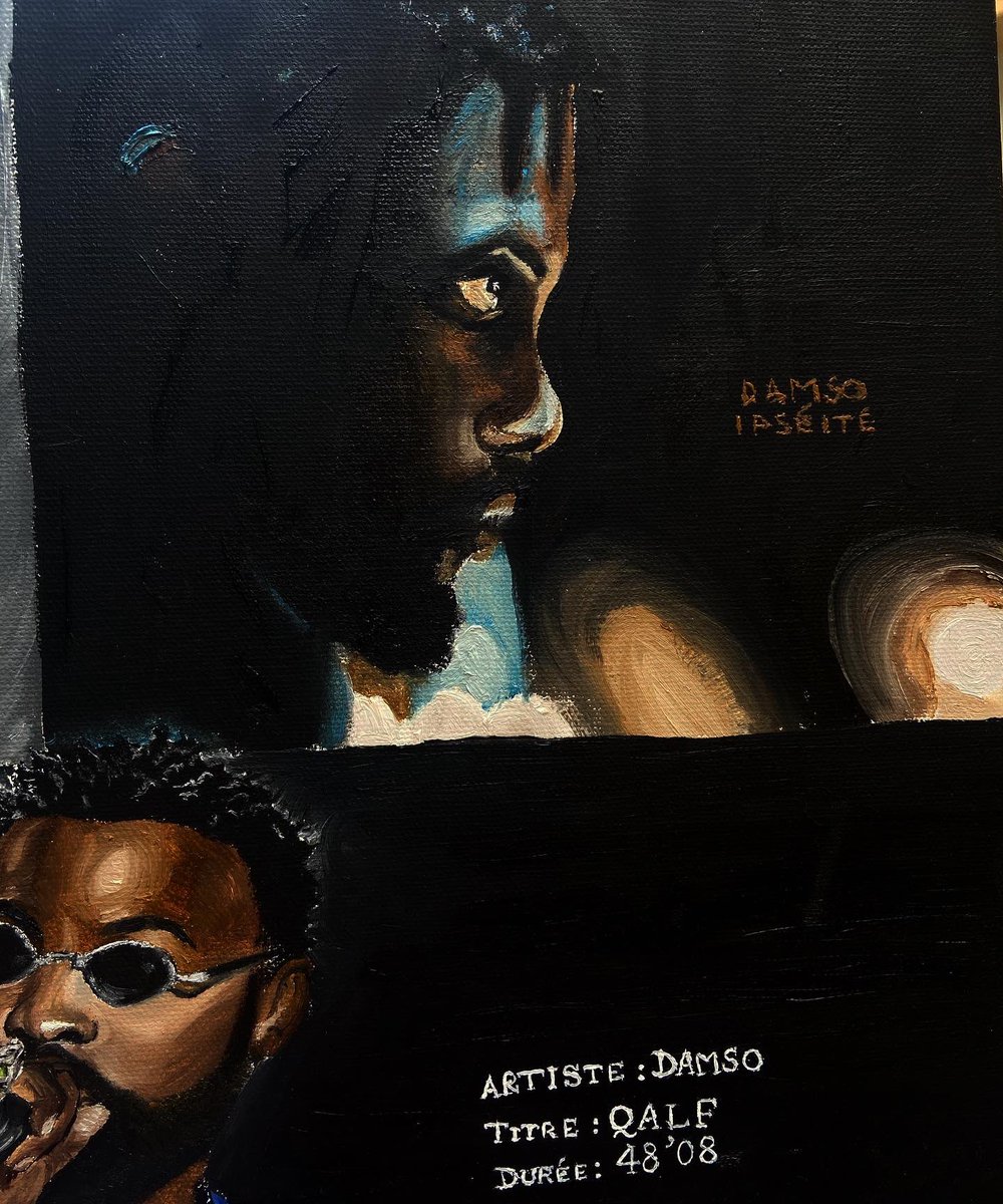alexiaartiste's tweet photo. D A M S O 🖖🏾
Voici Damso et son excellente discographie ! 🖤

#painting #paint #draw #drawing #art #peinture #dessin #illustration #artwork #artiste #colorpencils #artistic #damso #qalf #batteriefaible #ipseite #lithopedion #rapfr #raplume #thedamso #qalfinfinity #viesurnous https://t.co/ewanwUL2Xe