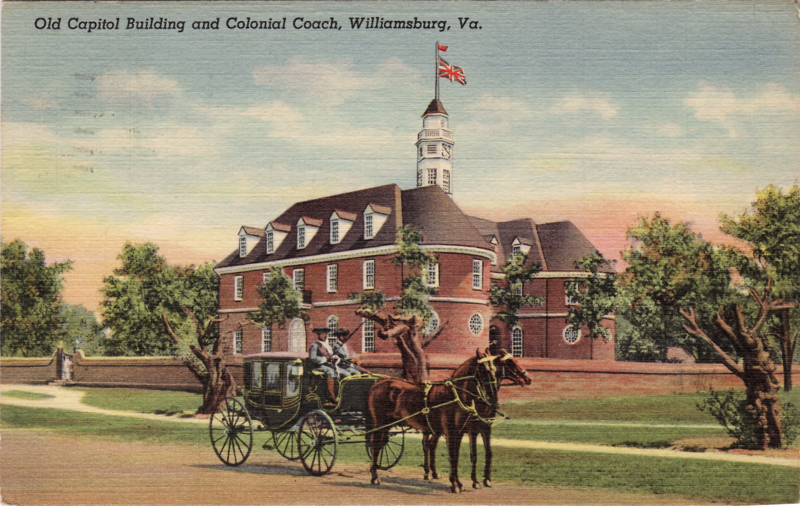 25 Jul 1776 Williamsburg VA finally celebrates independence. The Virginia Gazette reported the Declaration of Independence was read from the Capitol, the Courthouse, and the Palace to the 