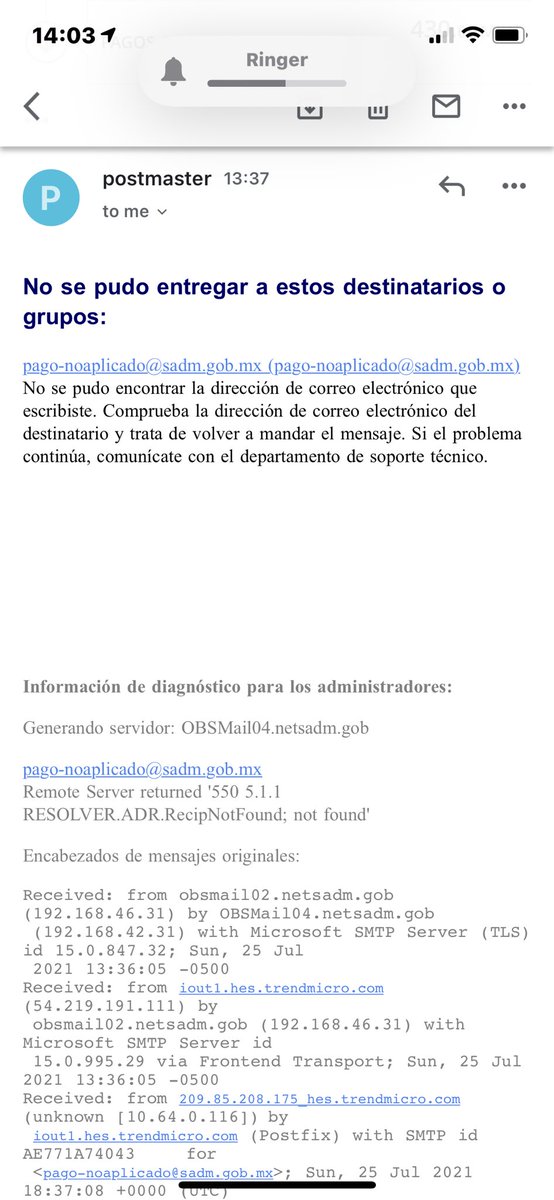 ReloadedCAM's tweet photo. @elnorte la dirección de correo que publicaron para los pagos no aplicados de agua y drenaje no existe. https://t.co/4gynh8HZCW