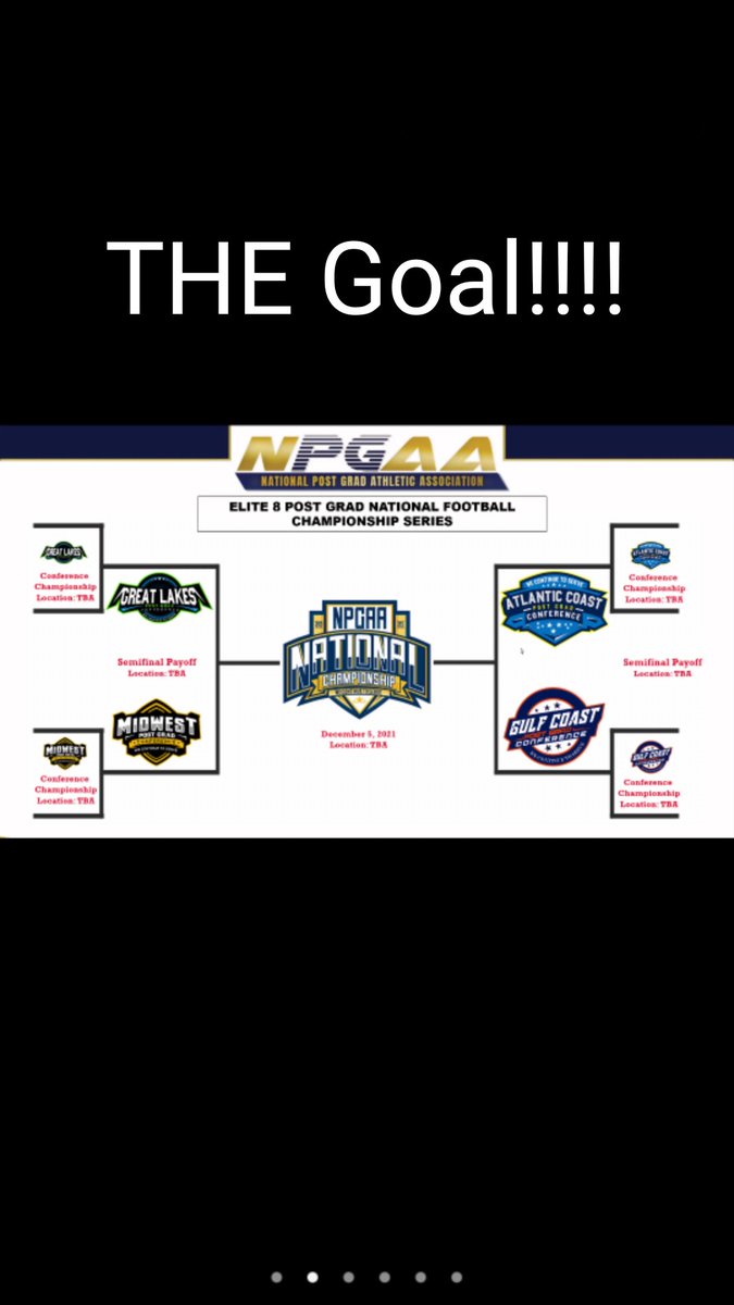 THE GOAL!!! #VISION #POSTGRAD #FOOTBALL #NPGAA
