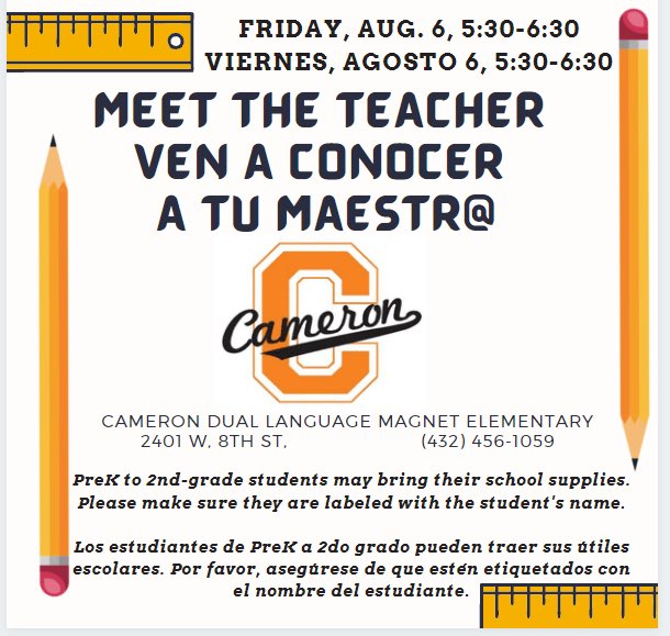 cameroncheetahs's tweet photo. Cameron’s Meet the Teacher
#itsacameronthing https://t.co/UXlCbsm7rO