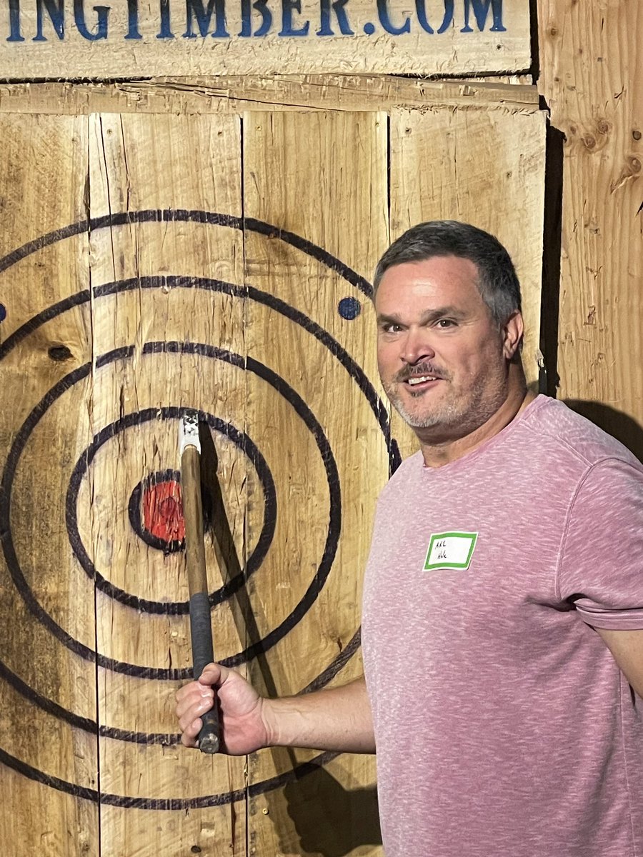 kathdud1's tweet photo. I think @keithdudz found his next hobby!!! π #splittingtimber https://t.co/ehc42q7VuZ