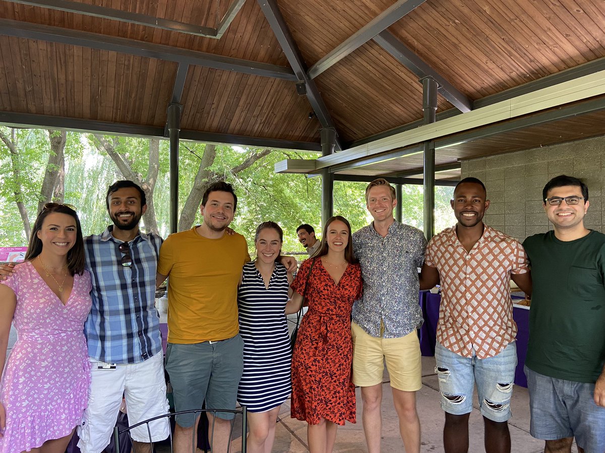 Annual intern welcome BBQ! 🍔🍻
Ft Dr. Davila photo bombing in the background.