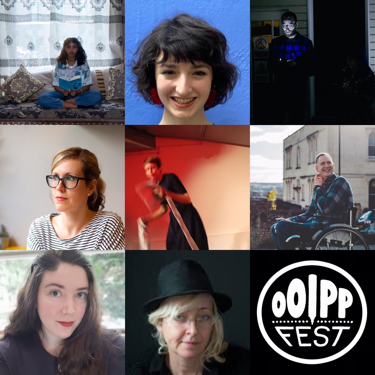 And that's all folks! Thanks to everyone who performed, presented and came to watch! It's been a big week of poems and hopefully we will see you again next year. All these poets have been amazing! If you have enjoyed the festival why not drop a few £ here: ko-fi.com/ooippfest