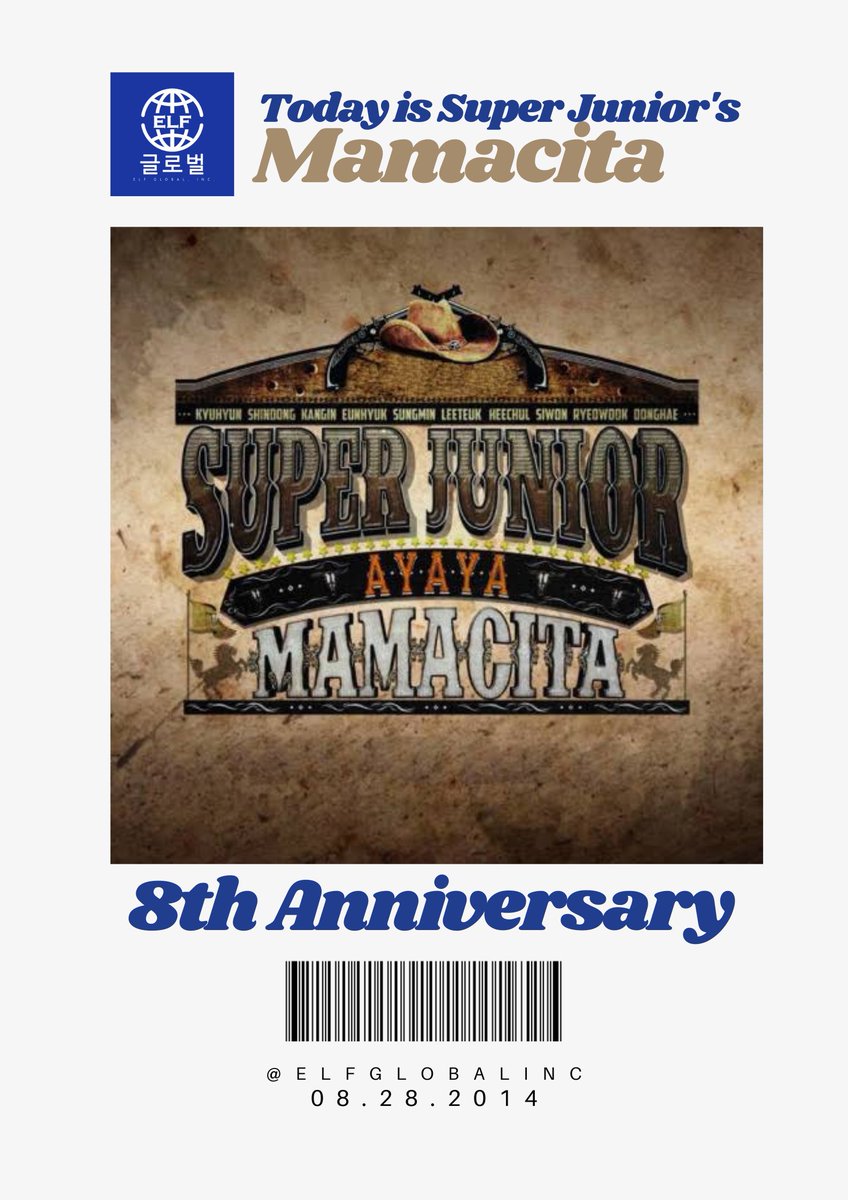 ELFGlobalinc's tweet photo. [ON THIS DAY] 8 years ago a legend was born and she was named Mamacita her surname was Ayayayaya.

#ELFGlobalOTD
#SUPERJUNIOR
#슈퍼주니어
@SJofficial https://t.co/8JOZLFLxYK