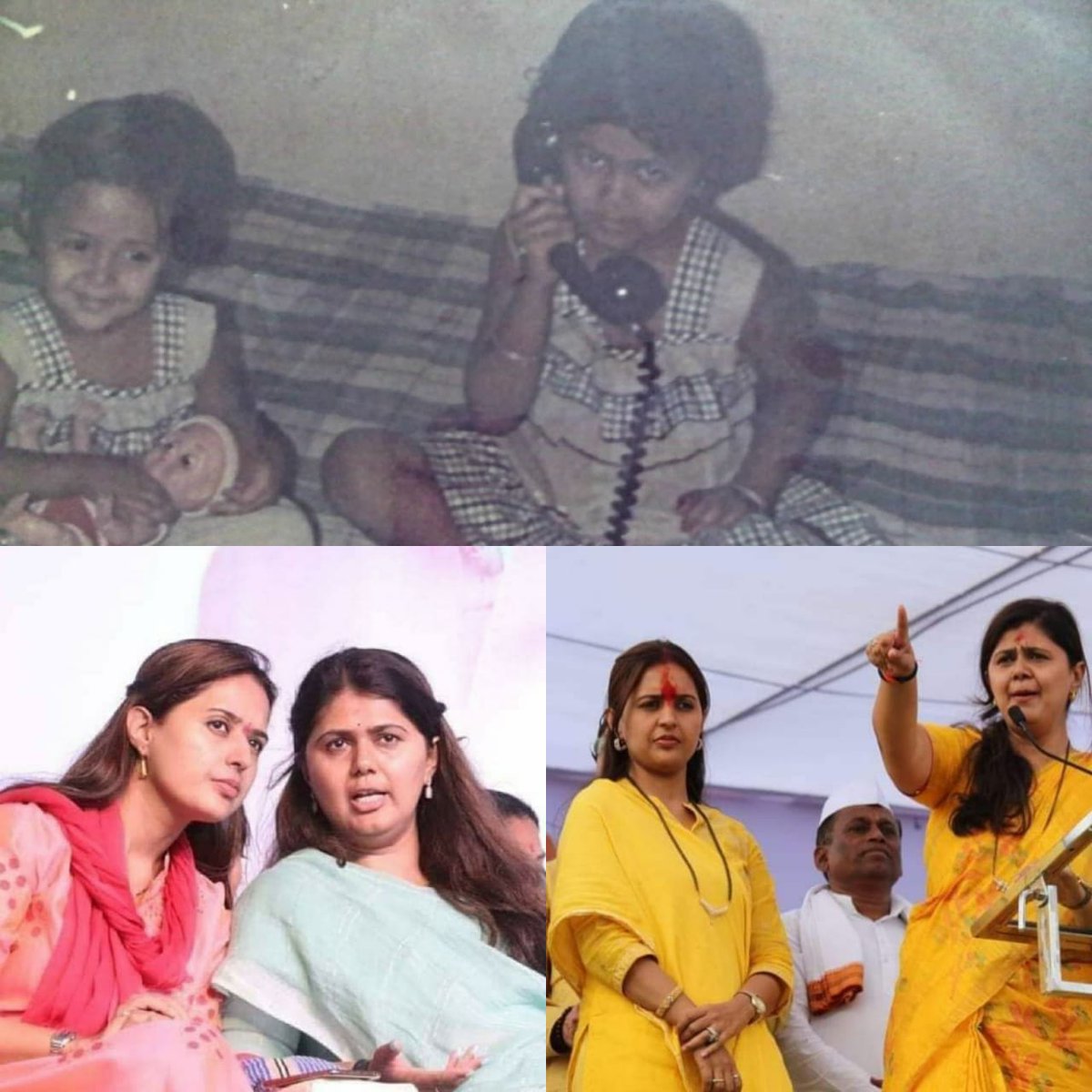 DrPritamMunde's tweet photo. 5 वर्षांची असशील! तेंव्हाही तूच जबाबदारी सांभाळत होतीस आणि आजही आहेस👍🏻. जिच्या छायेत सुरक्षित वाटत त्या आभाळा एवढ्या मनाच्या आणि जमिनीशी घट्ट जोडलेल्या संस्काराच्या माझ्या बहिणीला वाढदिवसाच्या कोटी कोटी शुभेच्छा 🎂💐🤗 https://t.co/pVFDG3O7MC