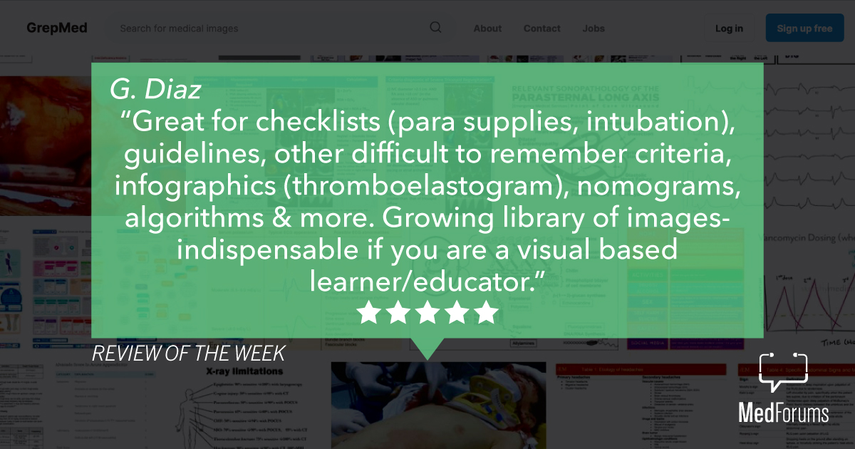 #ReviewoftheWeek goes to G. Diaz for their review on <a href="/grepmeded/">GrepMed</a> stating. #ROTW #MedTwitter
ow.ly/xYcV50Fn6yU