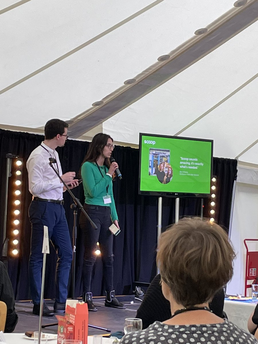 Nrgarner's tweet photo. Well done tram #scoop the awesome winning team - thanks judges!! A totally brilliant achievement! So much done in so little time… very proud of you all!! https://t.co/eN3ElB9x3s