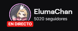 ElumaChan's tweet photo. Mil millones de gracias por todo chicos, no me creo que ya hayamos llegado a 5k!!! ❤️❤️😊

Esto solo es el principio. https://t.co/QnNPfNFjW3