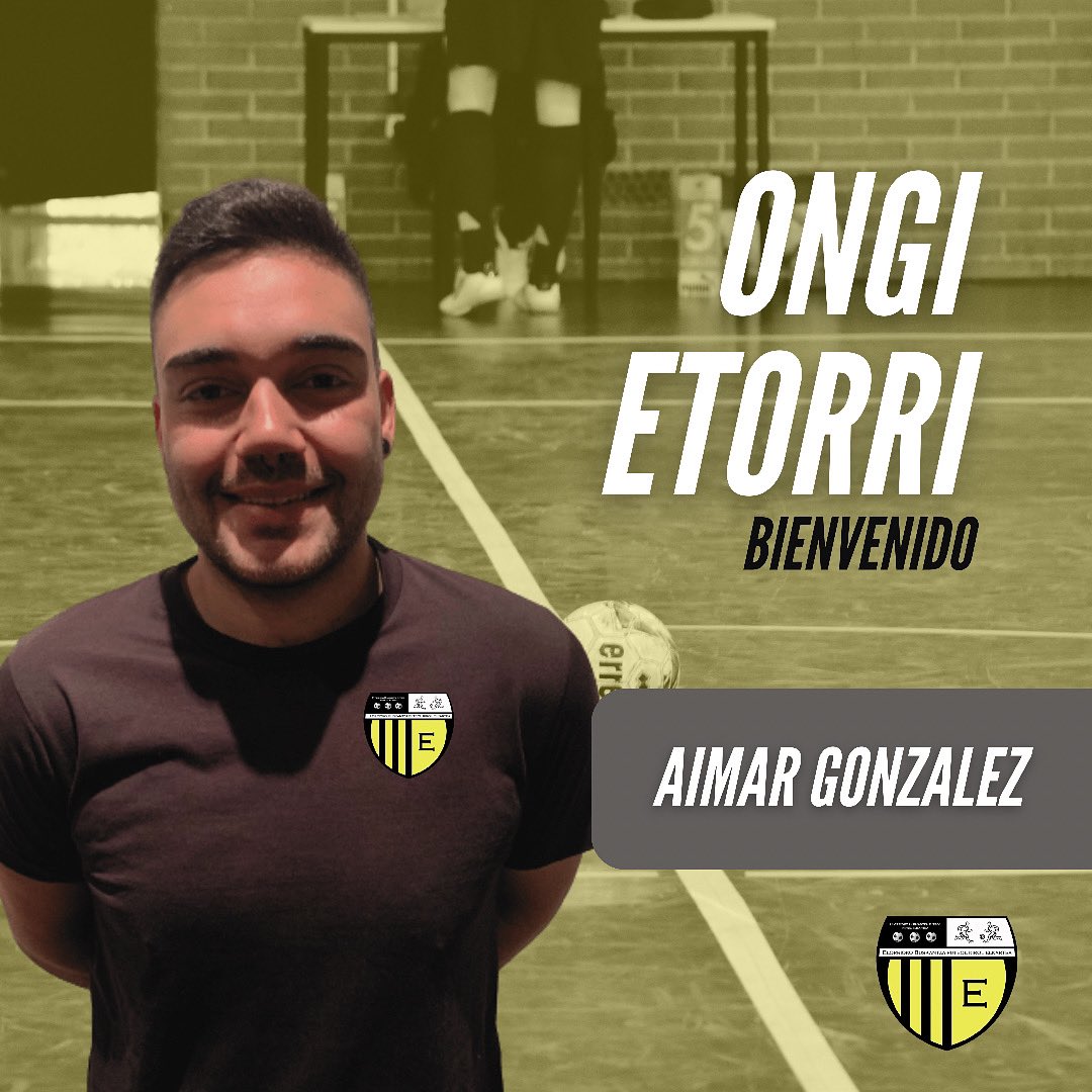 🚨🆕 Aimar Gonzalez , procedente del Scorpio FS, tercer refuerzo del equipo de Tercera División para la temporada 2021/22.

👋Ongi etorri, Aimar!

#elorrioko #aretofutbola #futbolsala #elorrio #terceradivision #hirugarrenmaila